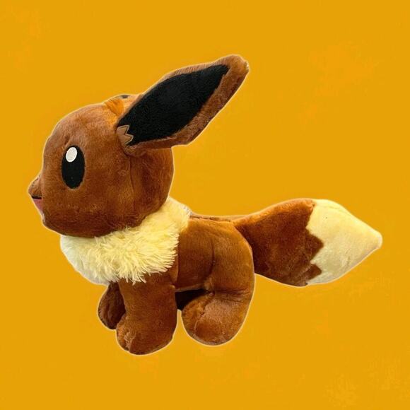 EEVEE POKEMON PLUSH Build-A-Bear Workshop 16” Stuffed Animal BAB - Picture 1 of 10